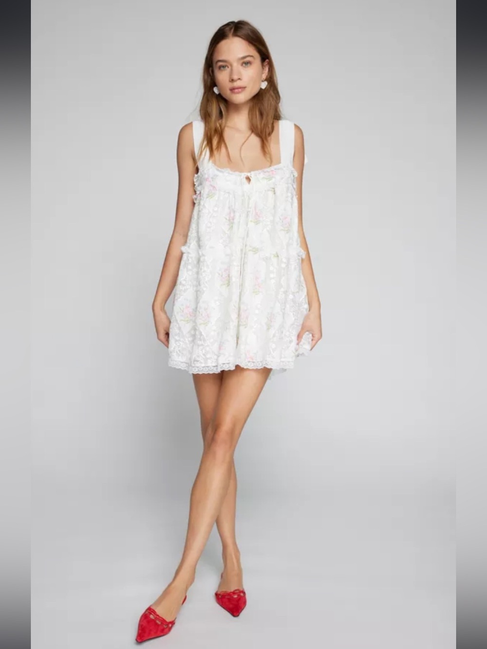 For love and lemons DAKOTA lace floral dress - Picture 3 of 5